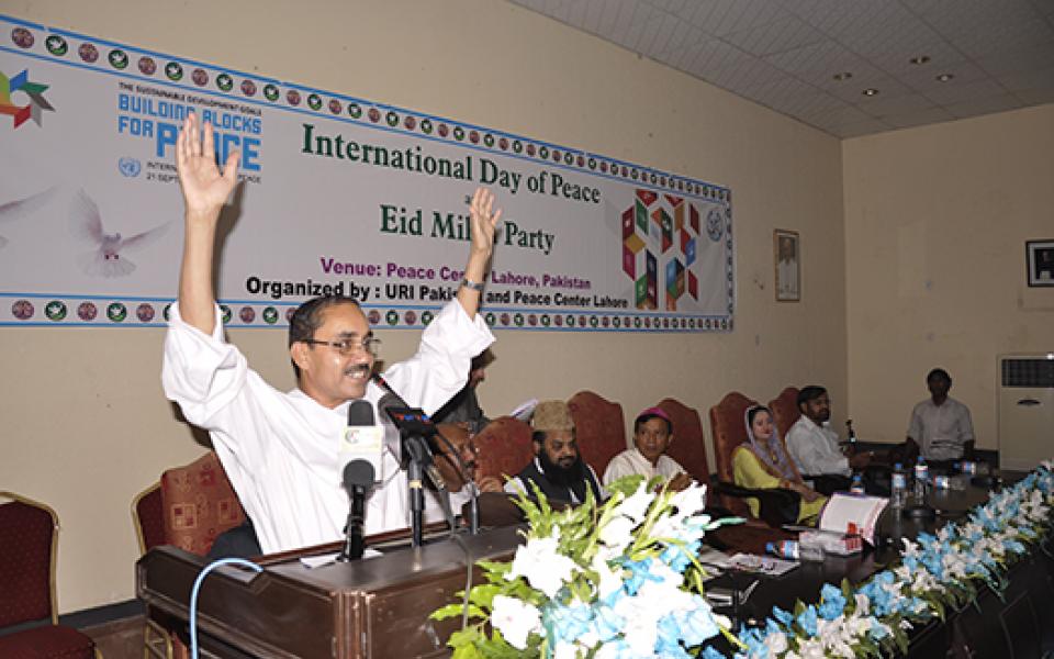 man hold his hands up 