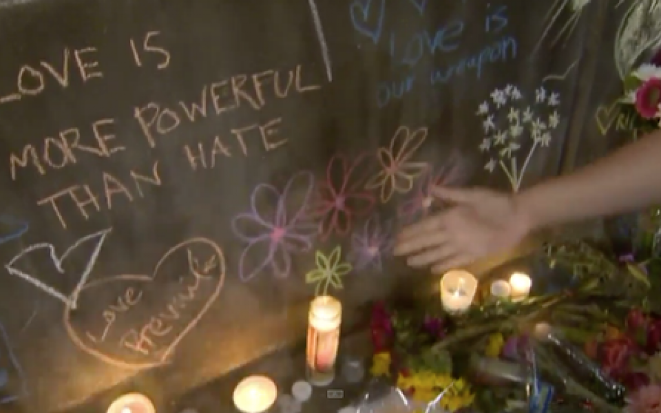 vigil for the victims