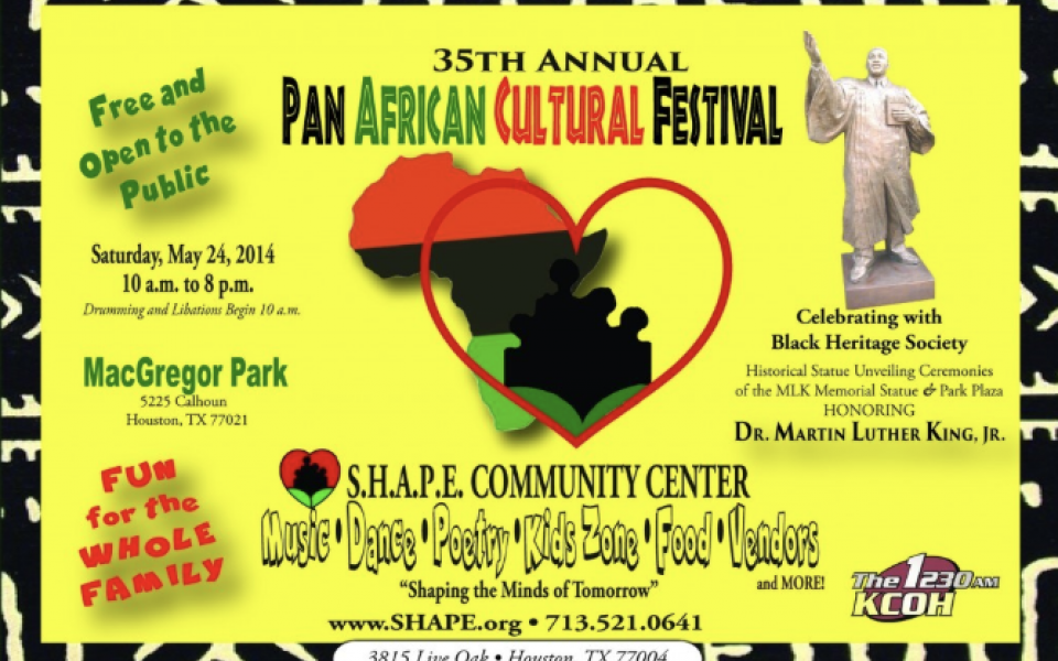 Pan African Cultural Festival flyer