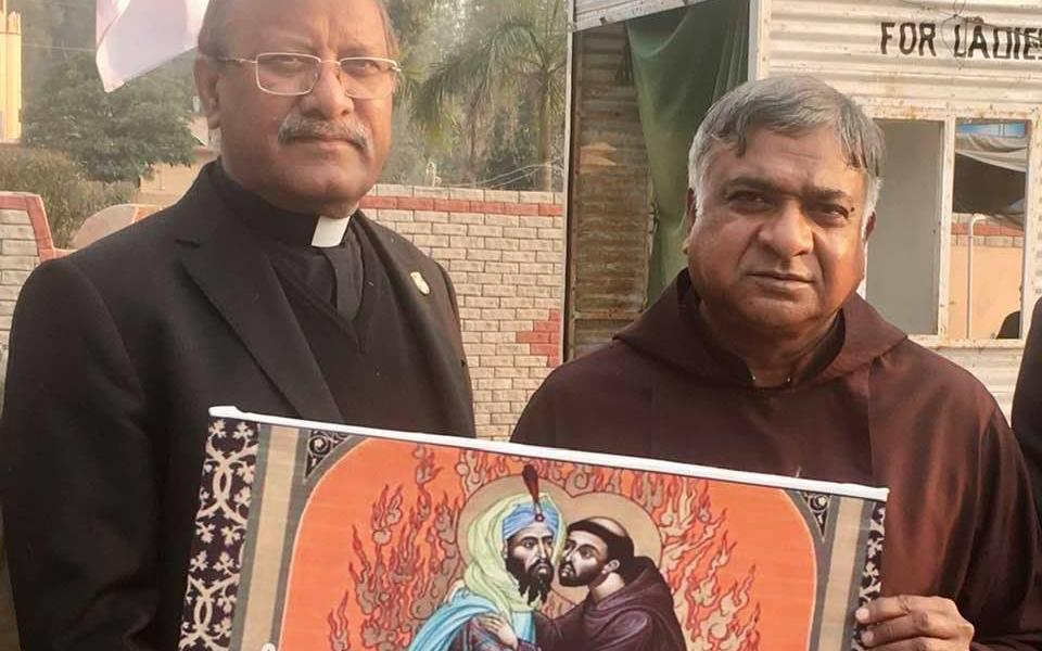 Fr. Francis Nadeem OFM (right) with Fr. James Channan OP