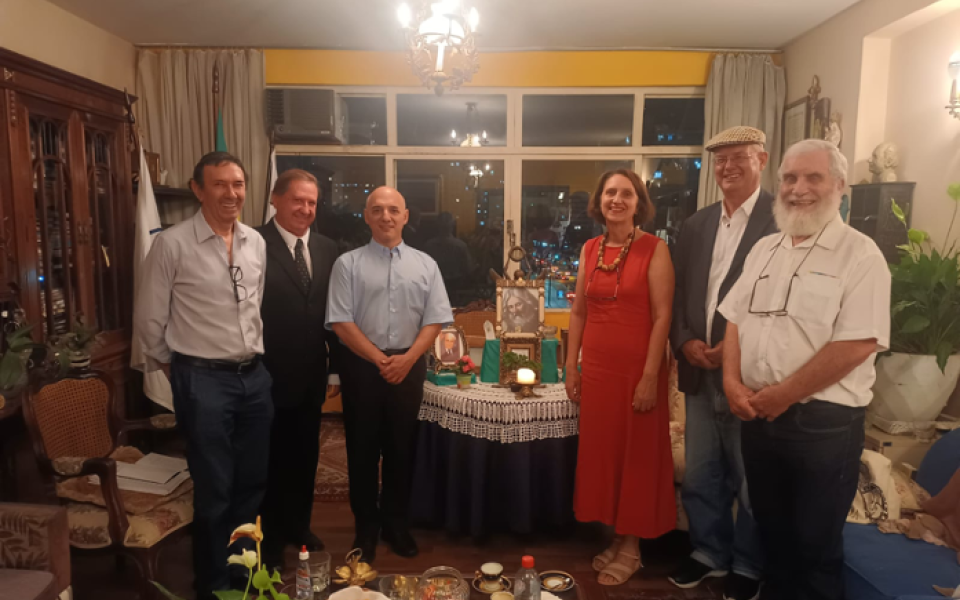 Photo: Global trustee Salette visiting brazilian cc in curitiba