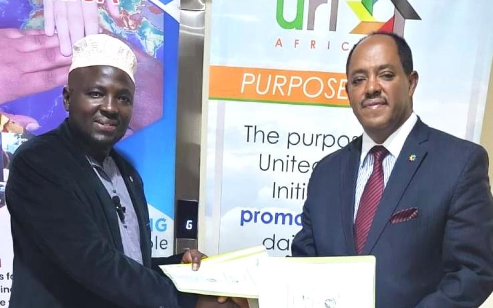 URI-Africa and Peace League Africa sign partnership agreement to work together in Africa